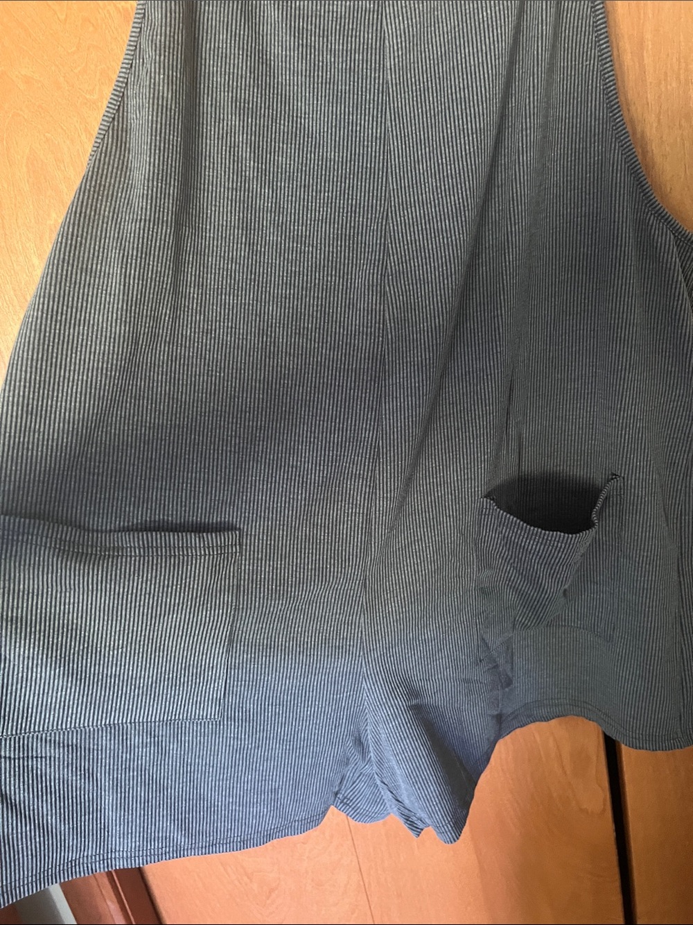 Women’s Ribbed Tank Romper in Charcoal - Picture 2 of 4